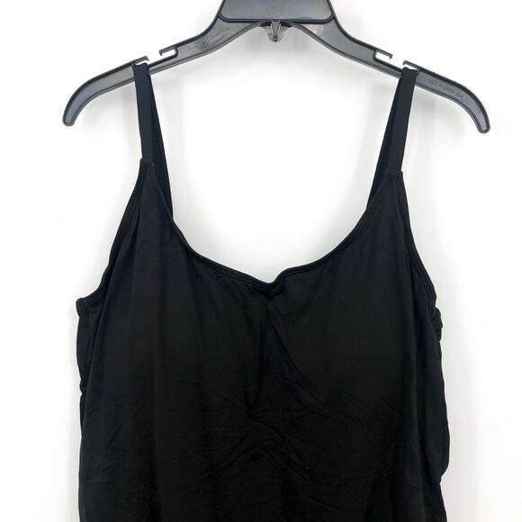 ANDIE SWIM Amalfi Classic One Piece Swimsuit 3XL US 20 Black Flat Scoop Neck NWT - Picture 5 of 12